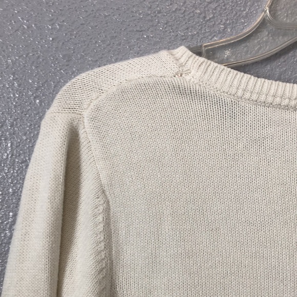 Croft & Barrow snowflake sweater Women's XL crew neck ski winter top shirt EUC - Picture 9 of 10